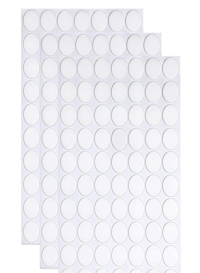 BLINUV Clear Sticky Tack Adhesive Poster Tacky Putty Removable Round Double Sided Sticky dots No Traces Waterproof Stickers for Christmas Festival Decoration (210 Pieces, 20 mm) - Image 1